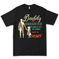 Black Daddy And Daughter Not Always Eye To Eye But Always Heart To Heart Premium Tee - Bettercallsaul