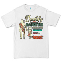 White Daddy And Daughter Not Always Eye To Eye But Always Heart To Heart Premium Tee - Bettercallsaul