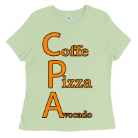 Matcha coffe pizza avocado Ladies Tee - Bettercallsaul