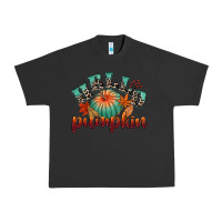 Pigment Black hello pumpkin Urban Heavy Tee - CowGirlArtShop