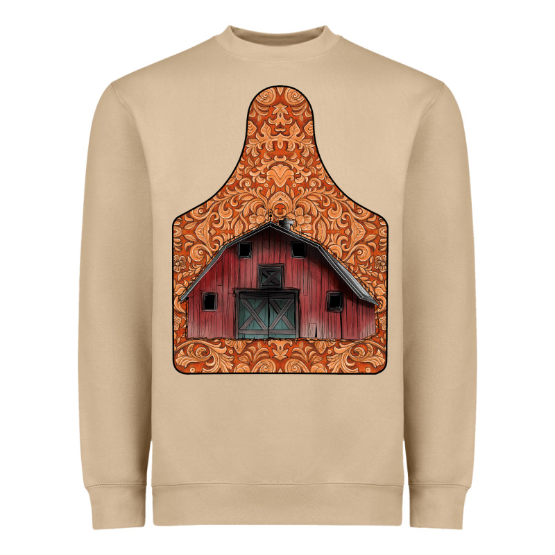 Barn Earning Heavyweight Sweatshirt by CowhideDigitalArt | Teevron