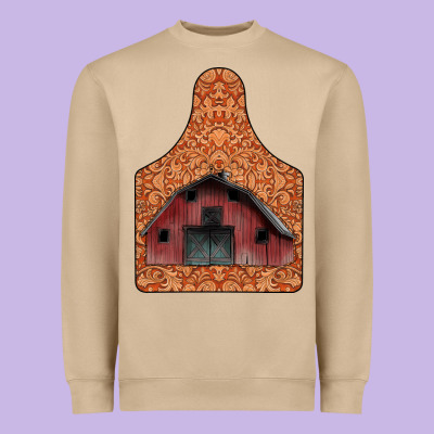 Barn Earning Heavyweight Sweatshirt Designed By Cowhidedigitalart