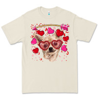 Bone valentine's day  chihuahua Premium Tee - RanaPortraitStore