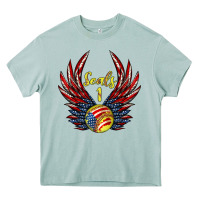 Arona angel wings softball Heavy Core Tee - Jasminsmagicworld