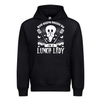 Black lunch lady halloween ghost cafeteria worker all hallows' eve t shirt Urban Hoodie - trangStudio