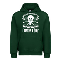 Forest Green lunch lady halloween ghost cafeteria worker all hallows' eve t shirt Urban Hoodie - trangStudio