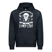 Navy lunch lady halloween ghost cafeteria worker all hallows' eve t shirt Urban Hoodie - trangStudio