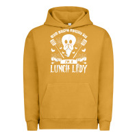 Pigment Peanut Butter lunch lady halloween ghost cafeteria worker all hallows' eve t shirt Urban Hoodie - trangStudio