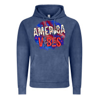 Vintage Denim America vibes with gnome Vintage Hoodie - HowdyJamesFarm
