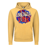 Vintage Mustard America vibes with gnome Vintage Hoodie - HowdyJamesFarm
