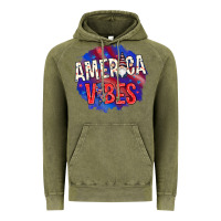 Vintage Olive America vibes with gnome Vintage Hoodie - HowdyJamesFarm