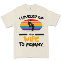 Bone I Leveled Up From Wife To Mommy Premium Tee - Bettercallsaul