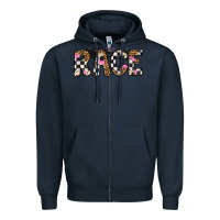 Navy race Zipper Hoodie - Artiststas