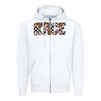 White race Zipper Hoodie - Artiststas