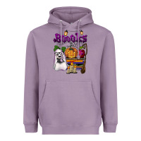 Lavender boooks Heavyweight Hoodie - BarkalooDesign