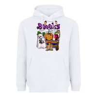 White boooks Heavyweight Hoodie - BarkalooDesign
