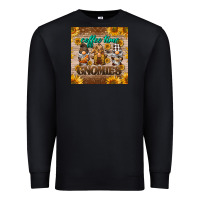 Black coffee time gnomies mug coaster Premium Sweatshirt - BarkalooDesign