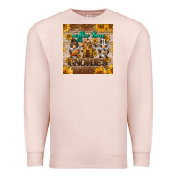 Pale Pink coffee time gnomies mug coaster Premium Sweatshirt - BarkalooDesign
