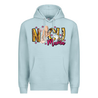 Blue Mist Nicu Mama Premium Hoodie - CowhideDigitalArt
