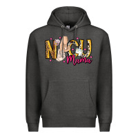 Charcoal Heather Nicu Mama Premium Hoodie - CowhideDigitalArt
