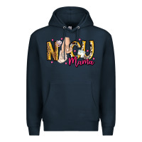 Navy Nicu Mama Premium Hoodie - CowhideDigitalArt