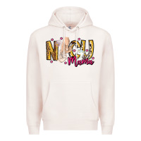 Pale Pink Nicu Mama Premium Hoodie - CowhideDigitalArt