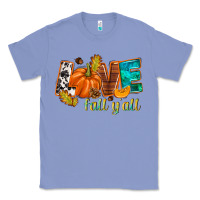 Colony Blue Love Fall y'all Classic Tee - NancyCooperArtShop