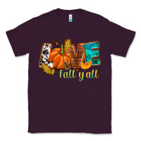 Plum Love Fall y'all Classic Tee - NancyCooperArtShop