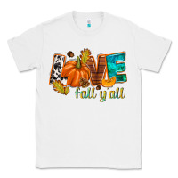 White Love Fall y'all Classic Tee - NancyCooperArtShop