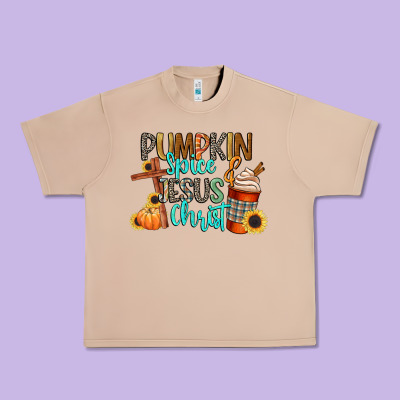 Pumpkin Spice And Jesus Christ Urban Heavy Tee Designed By Cowgirlartshop