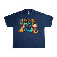 Navy pumpkin spice and jesus christ Urban Heavy Tee - CowGirlArtShop