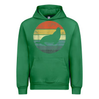 Emerald Seal Lover Gifts Retro Vintage Sea Lion Animal Silhouette Urban Hoodie - trangStudio