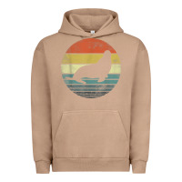 Pigment Burro Seal Lover Gifts Retro Vintage Sea Lion Animal Silhouette Urban Hoodie - trangStudio