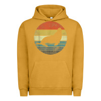 Pigment Peanut Butter Seal Lover Gifts Retro Vintage Sea Lion Animal Silhouette Urban Hoodie - trangStudio