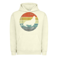 Pigment Pistachio Seal Lover Gifts Retro Vintage Sea Lion Animal Silhouette Urban Hoodie - trangStudio