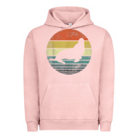 Pigment Salmon Seal Lover Gifts Retro Vintage Sea Lion Animal Silhouette Urban Hoodie - trangStudio