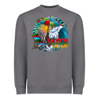 Storm beach please Heavyweight Sweatshirt - CowhideDigitalArt