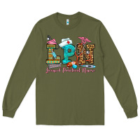 Army Green licensed practical nurse Long Sleeve Tee - OliviaCreatesArt