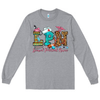 Heather Grey licensed practical nurse Long Sleeve Tee - OliviaCreatesArt