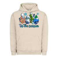 Pigment French Oak tis the season christmas tree  cake winter and snowman Urban Hoodie - AdoDesignShop