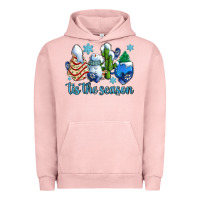 Pigment Salmon tis the season christmas tree  cake winter and snowman Urban Hoodie - AdoDesignShop