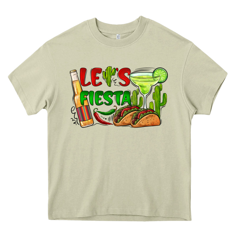 Let's Fiesta Taco And Beer Heavy Core Tee by BarkalooDesign | Teevron