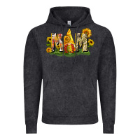 Vintage Black Mom gnome sunflower Vintage Hoodie - CowGirlArtShop