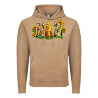 Vintage Coffee Mom gnome sunflower Vintage Hoodie - CowGirlArtShop