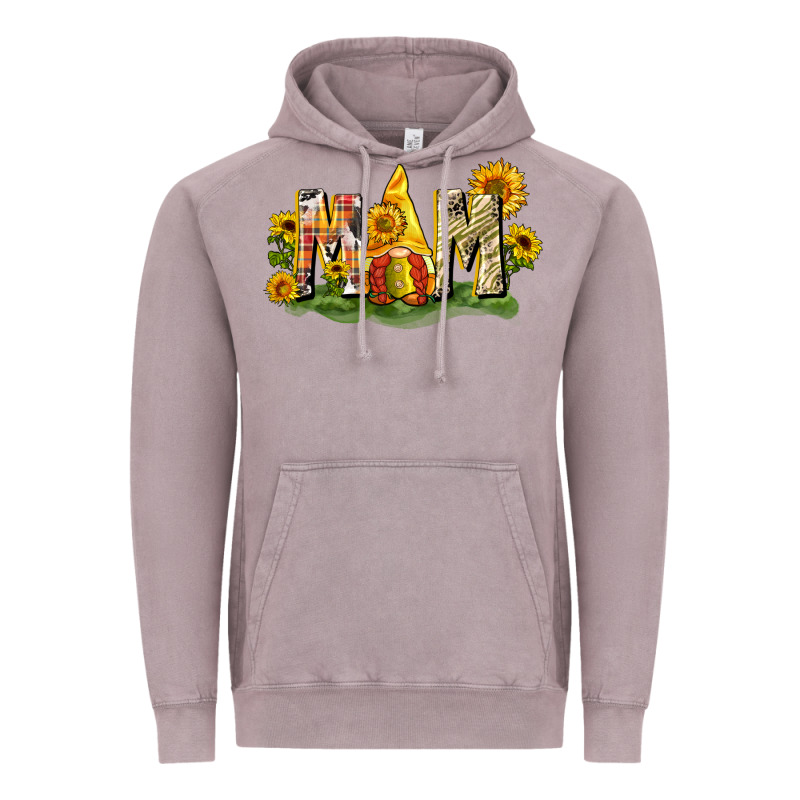 Mom Gnome Sunflower Vintage Hoodie by CowGirlArtShop | Teevron