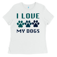 I Love My Dogs Ladies Tee | Teevron