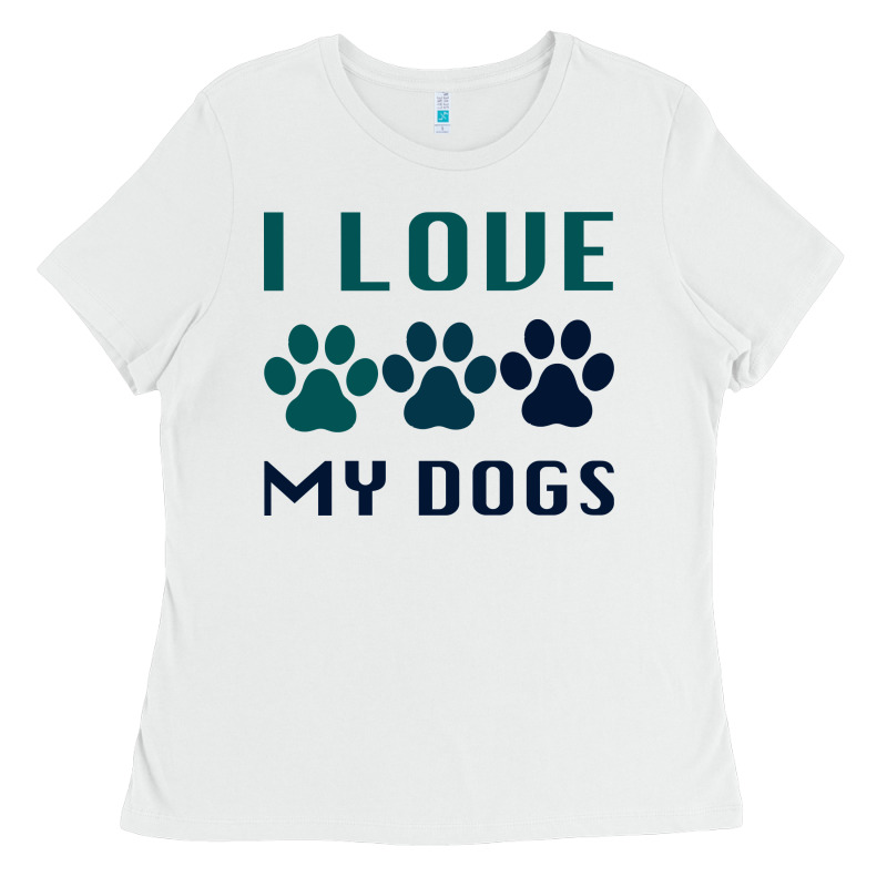 I Love My Dogs Ladies Tee by Bettercallsaul | Teevron