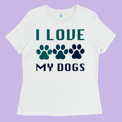 I Love My Dogs Ladies Tee Designed By Bettercallsaul