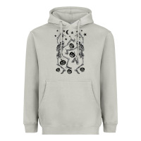 Moon Dust halloween dancing skeletons Heavyweight Hoodie - BarkalooDesign