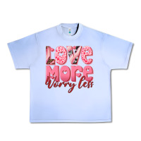 Grape Ice love more worry less Urban Heavy Tee - RanaPortraitStore